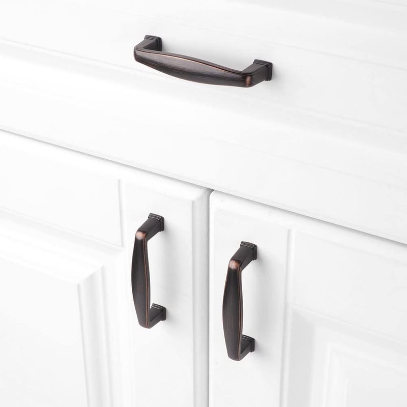 KOOFIZO 10 Pack 3 Inch Oil Rubbed Bronze Kitchen Cabinet Pulls Rubbed Bronze Cabinet Handles Bronze Cabinet Hardware for Kitchen Cabinets 1817 Drawer Dresser Cupboard Bedroom - Image 4